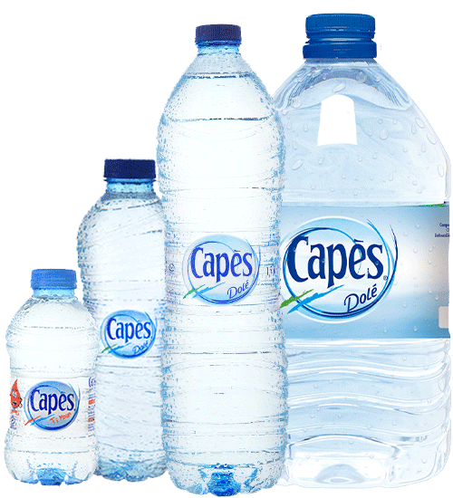 Gamme de bouteilles d'eau plate - Capès Dolé